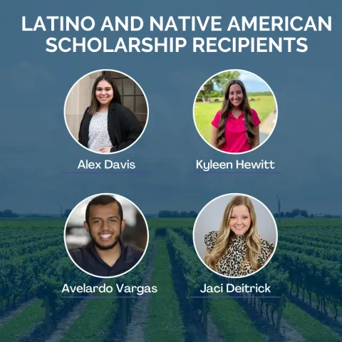 2022 Latino and Native American Scholarship Recipients